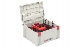 Hafele - Набір свердлильного кондуктора RED в валізі SYSTAINER - 001.25.810