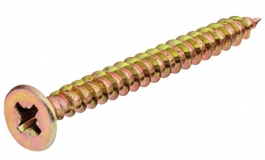 Hafele - Шуруп 4,5х35(потай,анод.) "Hospa" - 015.33.955