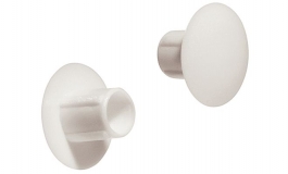 Hafele - Заглушка 5,0/10 мм, пластмасова, біла - 024.02.753