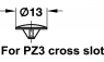 Заглушка шурупа PZ 2, D12 мм, пластмас, сосна