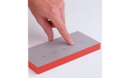 Hafele - Заглушка з клеєм D18 мм, пластмас, темно-сірий - 045.25.500