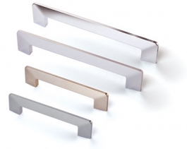 Hafele - Ручка цамак хромована полірована 9х35х188мм - 102.87.203