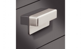 Hafele - Ручка меблева цамак хромована полірована 42х40 мм - 110.34.291