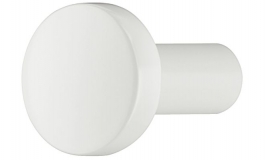 Hafele - Ручка-кнопка цамак колір: білий матовий 10х31 мм - 110.35.771