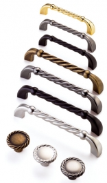 Hafele - Ручка цамак колір: старе срібло 150х13х30мм - 125.68.962