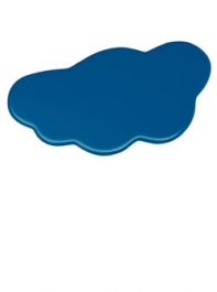 Hafele - Ручка меблева хмарка, пластик, колір: білий 70х27 мм - 138.68.0P5