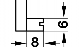Hafele - Ключ декоративний латунь полірований 35мм - 200.59.885