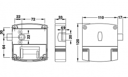 Hafele - Комплект замка Locker Lock Integra V2 - 231.85.103