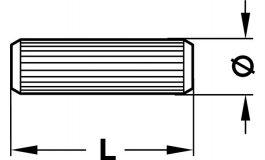 Hafele - Дюбель-шкант 8х35 мм, буковий - 267.82.235