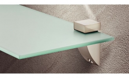 Hafele - Полицетримач 35х35х57 мм  колір білий алюміній 4-24 мм - 284.09.901