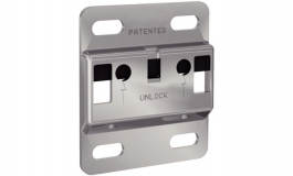 Hafele - Монтажна планка для шаф сталевий оцинкований 60х70 мм - 290.40.990