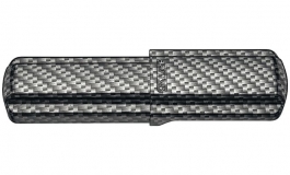 Hafele - Заглушка LAPIS вигин 0мм пластик колір: карбон полірований - 329.08.582