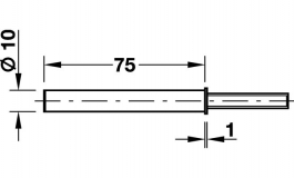 Hafele - Tip-on довгий - 356.04.501