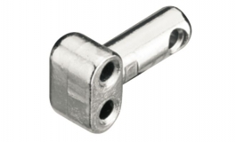 Hafele - Переднє кріплення, цамак нікельований, лівий/правий - 365.47.993