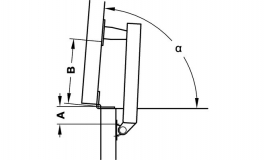 Hafele - Розкладний стопорн. кронштейн, колір чорний, 3.5-6 - 372.19.310