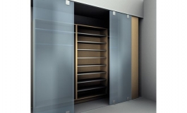 Hafele - Фурнітура для дерев'яних розсувних дверей ORDENA 70/ G для 1-го скляного полотна - 404.95.011