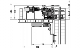 Hafele - Комплект демпферів для Antea VF 2D - 405.35.820