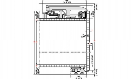 Hafele - Комплект фурнітури FINETTA FLATFRONT L 70FB для 2-х дверей шириною 1600мм - 406.11.050