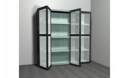 Hafele - Вставка верхня/нижня для накладання дверей 20мм пластикова сіра - 409.66.022