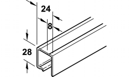 Hafele - Комплект Fold FT 2A VF 25 для 2-x пар дверних полотен - 410.26.050