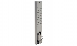 Hafele - Підйомник електричний для плазм і LCD, 460/646-1106мм, сталь, колір срібний - 421.68.425