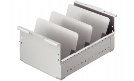 Hafele - Ящик для картотеки V 530, для формату  А 5, сталь, колір срібний - 428.17.262