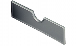 Hafele - Розділяюча перегородка для висувного піддону для CD 138x5x30мм, пластмаса, білий алюміній, згідно RAL 9006 - 429.50.235