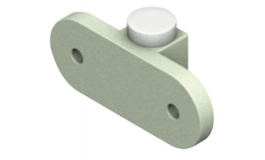 Hafele - Стопор для ролети, пластмас, білий - 442.01.005