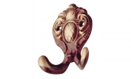 Hafele - SS-coat hook brass brown  65mm - 497.12.469