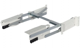 Hafele - Фурнітура для стола, що складається,  колір білий 410-570x505мм - 504.18.776