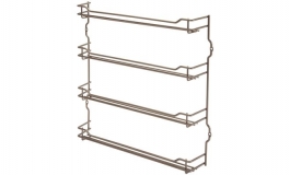 Hafele - Полиця для спецій 244х66х404 мм, сталь хром поліров. - 543.19.260