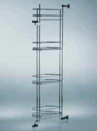 Hafele - Tandem рама з поличками Arena Classic, що кріпиться на дверку шафи ширина 500мм висота 1700 мм   хром. /колір білий - 545.94.293