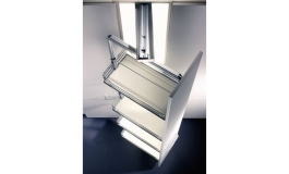 Hafele - Комплект фронтального висувного механізму, Dispensa Swing висота корпусу 1600-1800мм, ширина 300 мм - 546.57.931