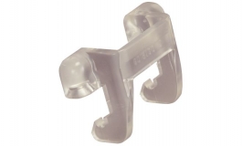 Hafele - Фіксатор для полиць, пластмаса, прозора - 546.75.090