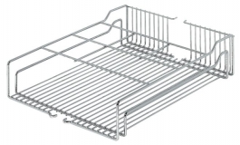 Hafele - Корзина для пляшок 350x467x110 мм, сталь, колір: алюміній - 546.75.970