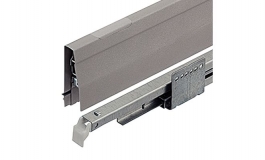 Hafele - Система для висувних ящиків MOOVIT з доводчиком сіра 92/650мм 50кг - 553.56.208