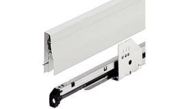 Hafele - Система для висувних ящиків MOOVIT MATRIX з доводчиком біла 92/500мм 70кг - 553.78.725