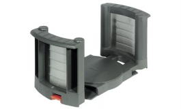 Hafele - Тримач плити пластмаса сіра / вставка нержавіюча сталь модель  ZTH.0350 - 555.13.500