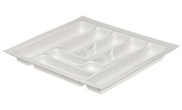 Hafele - Вставка для столових приборів пластикова біла 390х440х57мм - 556.62.604