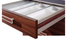 Hafele - Вставка для столових приладів 1000/500 мм, колір: білий - 556.90.617