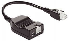 Hafele - Комплект з'єднувальний штекер та профіль контролю вимикання пласт., колір: чорний, 2 м - 633.17.301