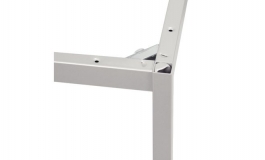 Hafele - Каркас столу RTG 30 сталь/пластик колір: алюміній 1400х600мм - 633.20.205