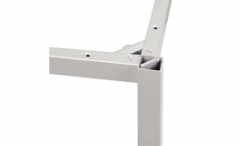 Hafele - Каркас столу RTG 40 сталь/пластик колір: алюміній 1400х600мм - 633.21.205