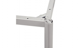 Hafele - Каркас столу RTG 45 сталевий покриття: пластик колір: алюміній 1200х1000мм - 633.22.264