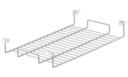 Hafele - Висувна дротяна полиця, сталь, алюмінієве покриття  410x505x90мм - 805.83.221
