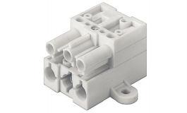 Hafele - Cube distribution 4-ply white - 820.52.701