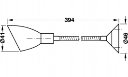 Hafele - Лампа галогенова 12v/20va, сталь, колір титану - 821.34.072