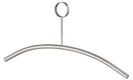 Hafele - Вішак для одягу нержавіюч.ст. з поворотним гачком 12/460мм - 842.36.050