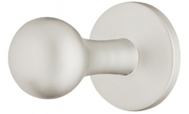 Hafele - Гачок гардеробний латунь нікельов.мат.20x31мм - 842.49.600