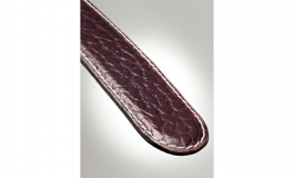 Hafele - Вішак для одягу шкіра колір кави 450мм - 842.77.120